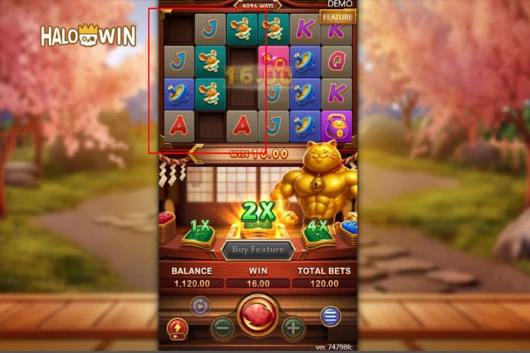 Muscle Fortune Cat Slot Feature: Cascading Reels